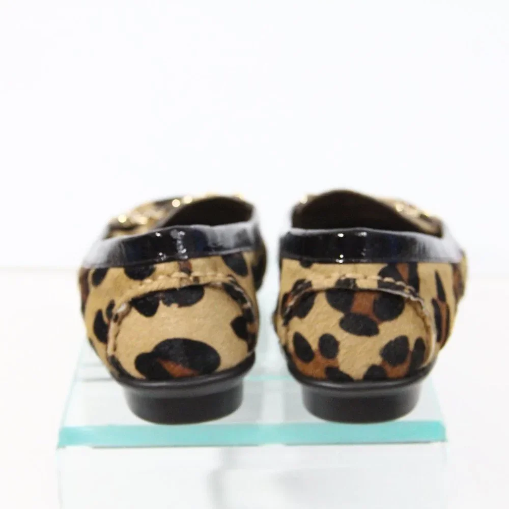 Aerosoles Leopard Print Loafers 9.5 NEW Women Slip on Flat animal Moccasins